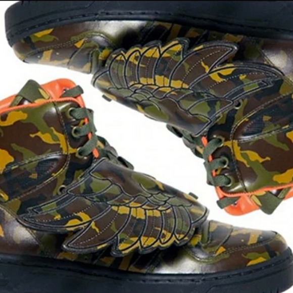 Adidas Jeremy Scott JS Camo Wings Sneakers NWOT - Picture 3 of 14